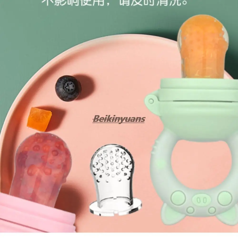 Versatile Baby Teething Pacifier with Food Pouch and Buckle
