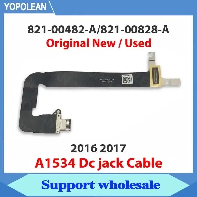 A1534 I/O USB-C DC Charging Port Flex Cable DC Power Jack Cable