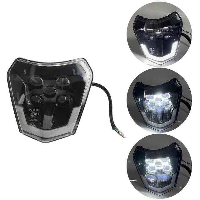 For KTM 2014-2023 Headlight Motorcycle Led Headlamp EXC XC SX EXCF XCW SXF 125-530 Motocross Dirt Bike Head Light Modified Parts