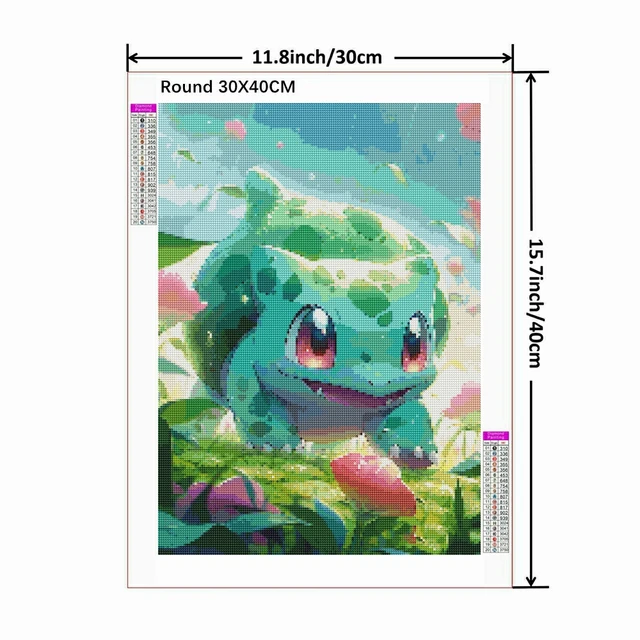 Buy Pokemon Diamond Painting Kit Cartoon Frog Sticker Diamond Embroidery  Bulbasaur Seed Handmade DIY Mosaic Home Decoration at Aliexpress for . Find  more , and products. Enjoy ✓Free Shipping ...