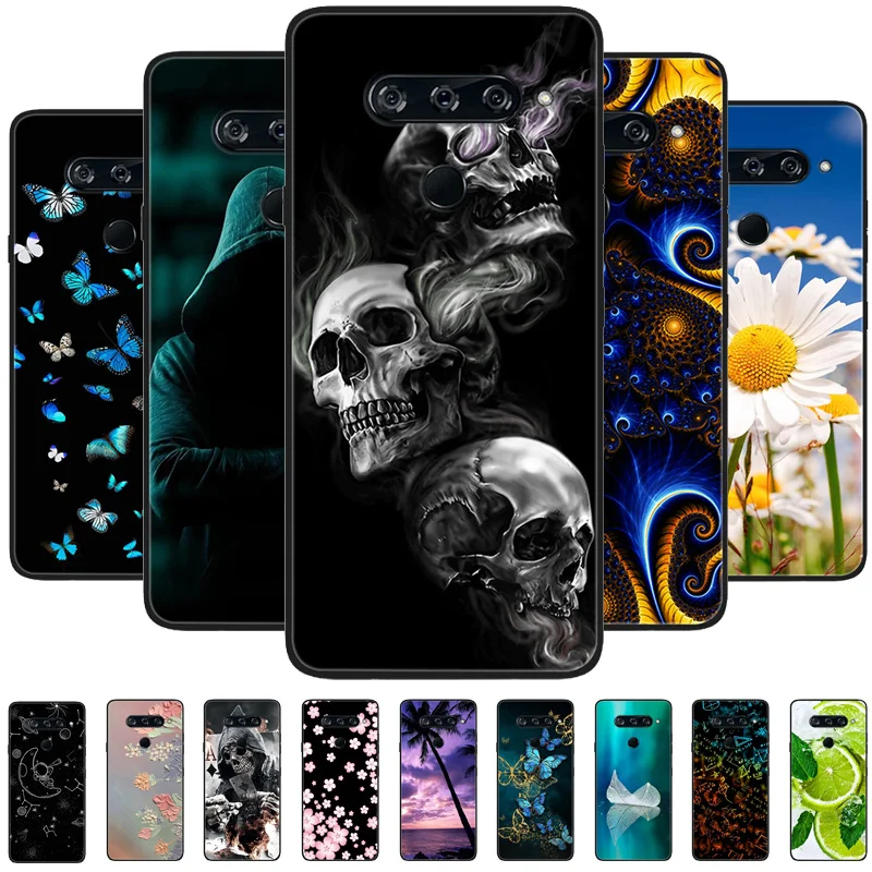Per Lg V40 Thinq Custodia Morbida In Silicone Cool Wolf Cover Antiurto Per Lg V40 V40Thinq Tpu Coque Lgv40 V 40 Lion Fundas Cute Pattern