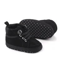 Baby Boy Shoes Newborn PU Leather Sneakers Casual Soft Sole Anti-slip Toddler Sports First Walkers Crib Shoes 0-18 Months 3