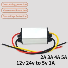 

12v 24v to 5v 5A DC-DC Converter 12v to 5v Buck Converter 25W DC-DC Converter