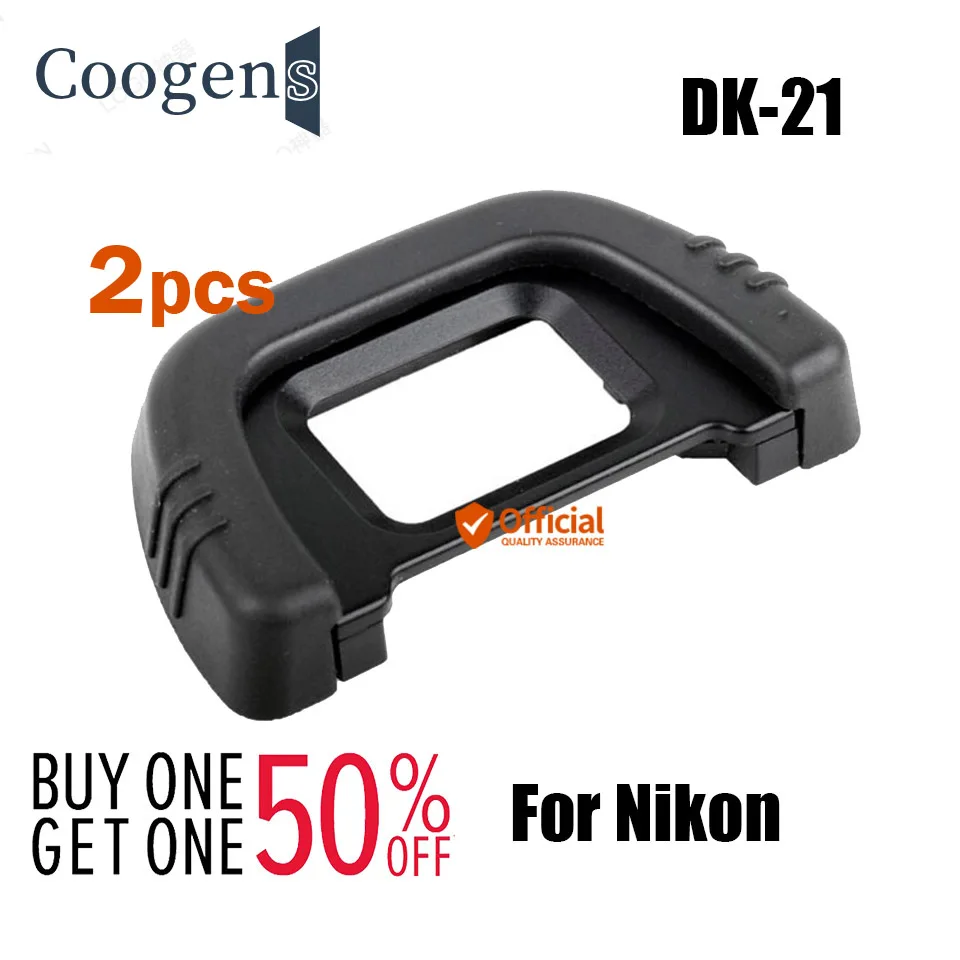 2 Pz Dk-21 Gomma Eye Cup Mirino Oculare Per Nikon F80 F65 F55 Fm10 D100 D200 D300 D600 D610 D90 D80 D70S D70 D60 D50 D40