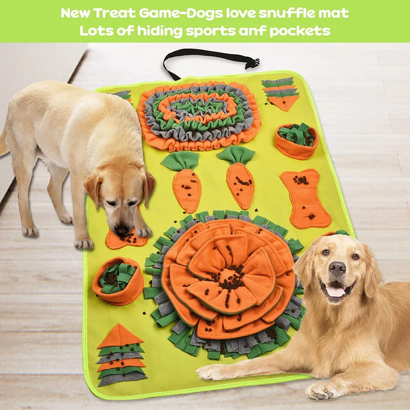 Large Snuffle Mat for Dogs Pet Interactive Training and Stress Relief Sniff  Mat Feeding Mat Slow Feeder Dog Treat Mat Dog Toys - AliExpress