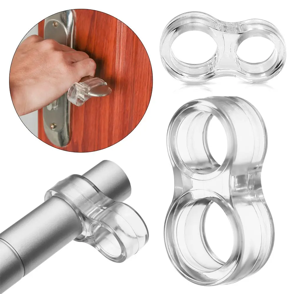 Description Picture 2 of itemTransparent PVC Anti-collision Ring Doors Guard Safety Stop Bumper Wall Protector Door Stopper Handle Bumper