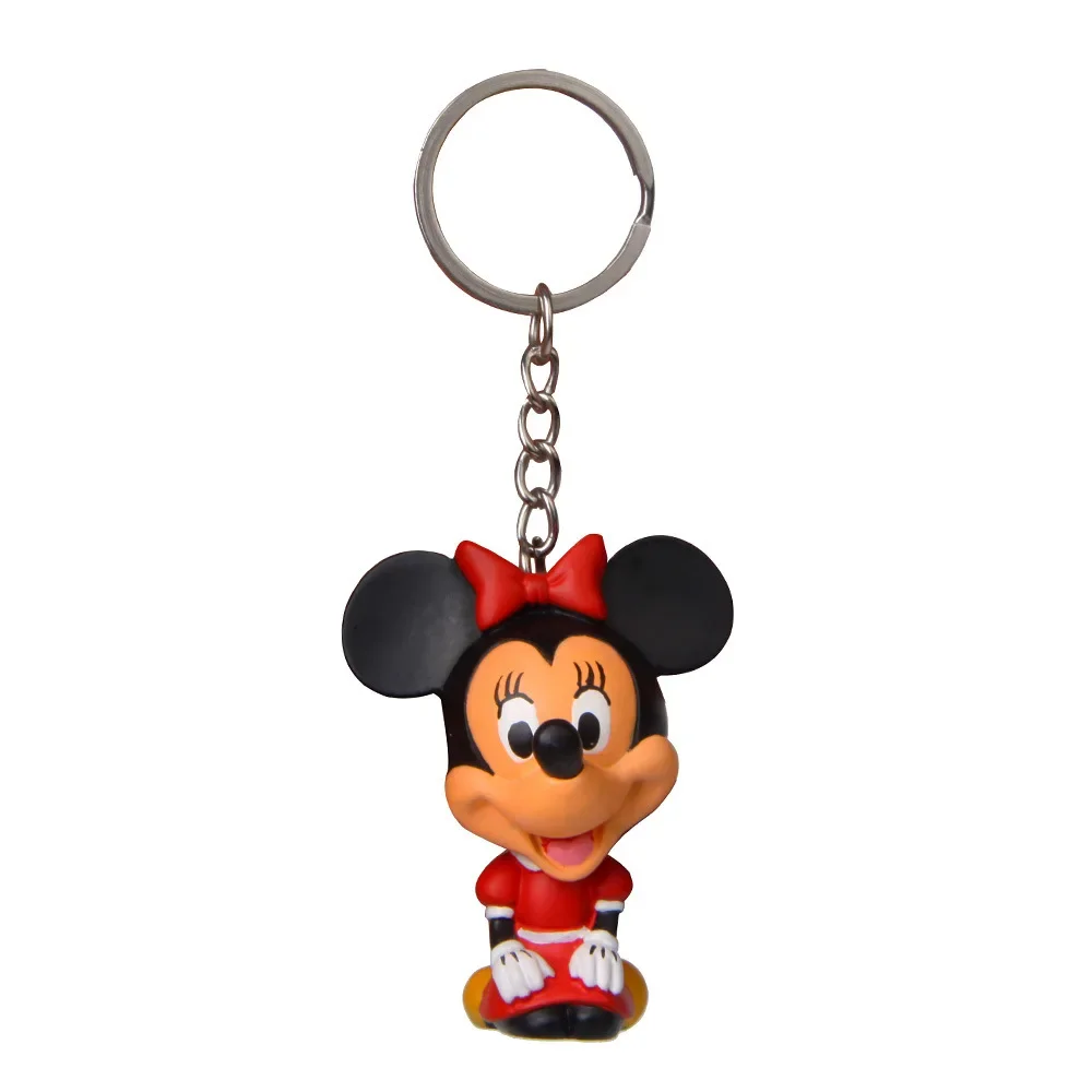 5 種類ディズニーキーチェーンミッキーマウスドナルドダックミニチュア