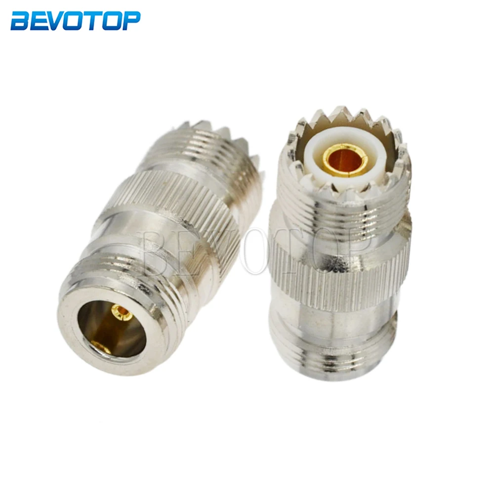 

10Pcs/Lot N Female Jack to UHF SO239 Female Jack Connector Adapter RF Coaxial Converter Straight