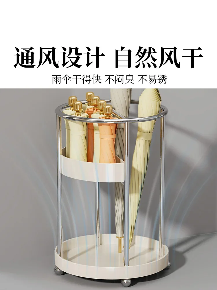 household door umbrella storage bucket, drain umbrella bucket, commercial rack, large-capacity storage rack