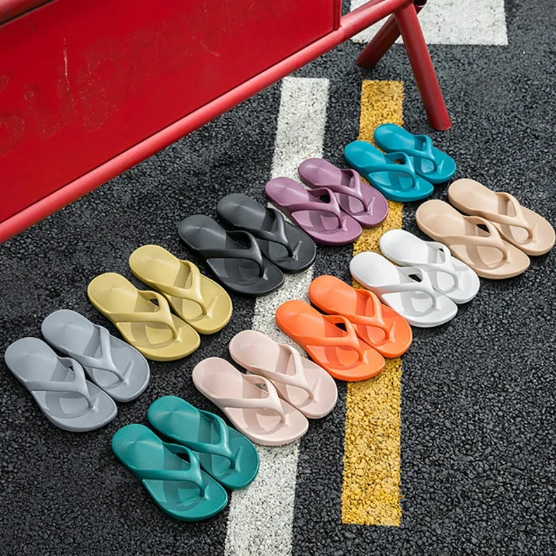 

0922 Women Slippers Summer Beach Eva Soft Sole Slide Sandals Leisure Men Ladies Indoor Bathroom Anti-slip lovers Shoes
