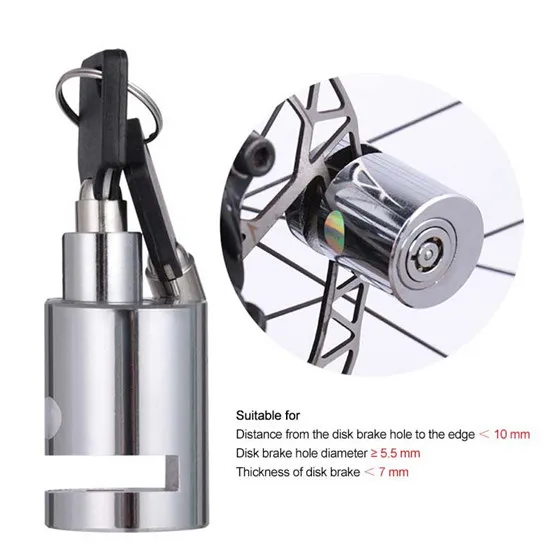 Sicurezza Moto Antifurto Blocco Freno A Disco Bicicletta Scooter Moto Accessori Bici Per Suzuki Cafe Racer Bandit 400 600 650
