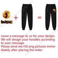 New Custom Your Logo Trousers Men Women Diy Text Couple Sports Pants Fashion Print Casual Jogging Pants Fleece Solid Color S-4Xl 2