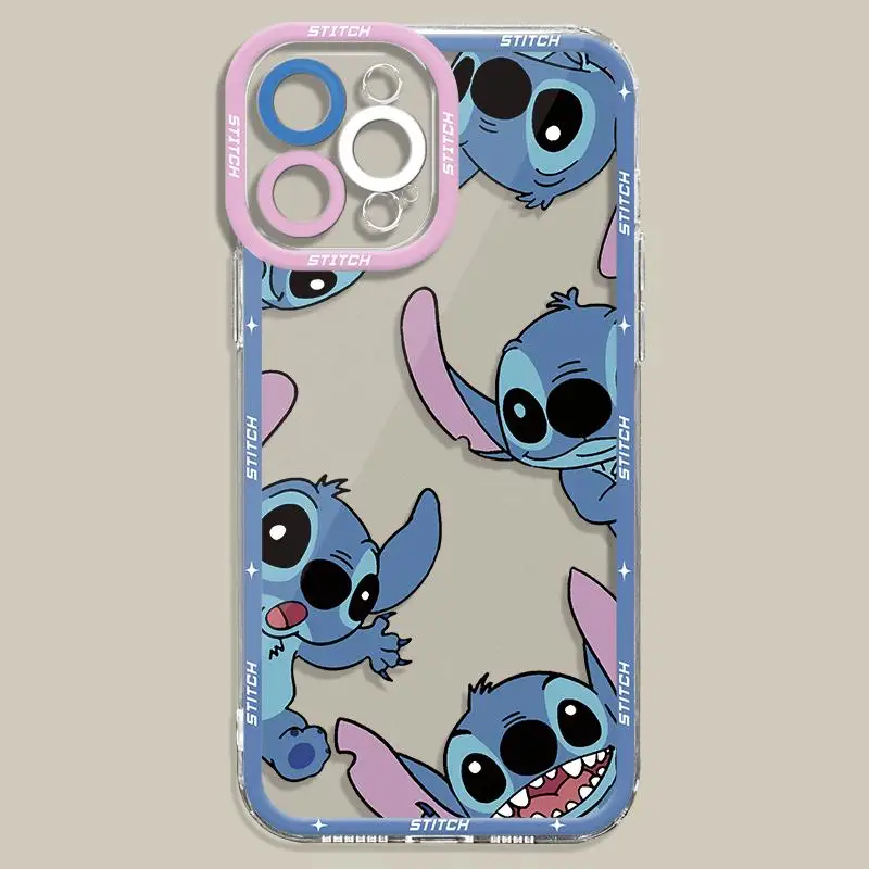 thumbnail image 1 of Cartoon Lilo Stitch Phone Case for Apple iPhone 15 Pro Max 13 14 Plus 12 Mini 11 Pro XR 8 SE 7 6S XS MAX Matte Shockproof Cover, 1 of 5