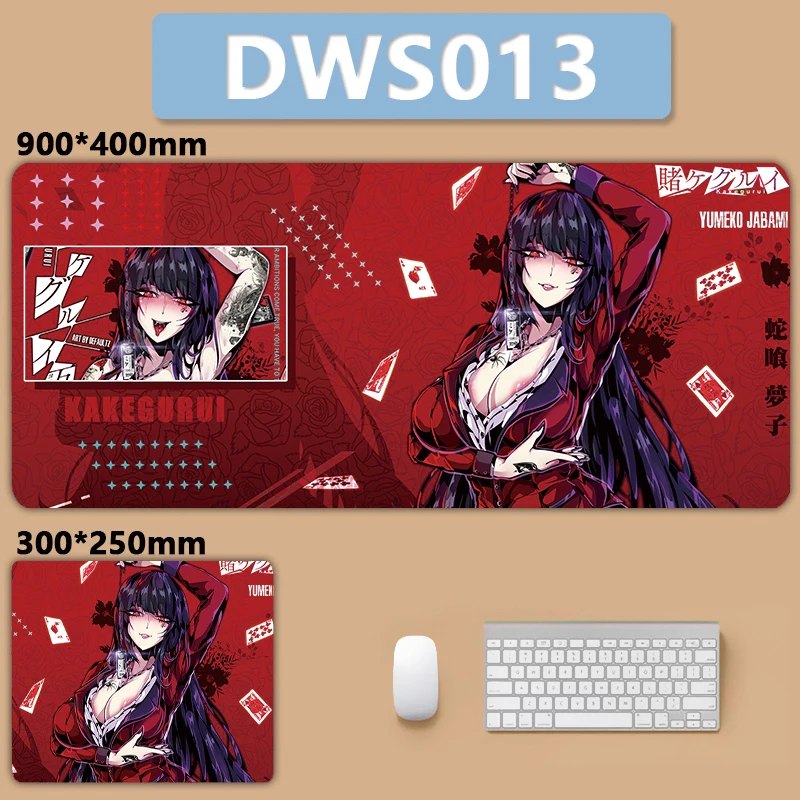 Japanese Anime Sexy Hot Girl Gaming Gamer Slicone XXL Large Mouse Pad Computer Laptop Non-slip Office Keyboard Desk Mat Mousepad