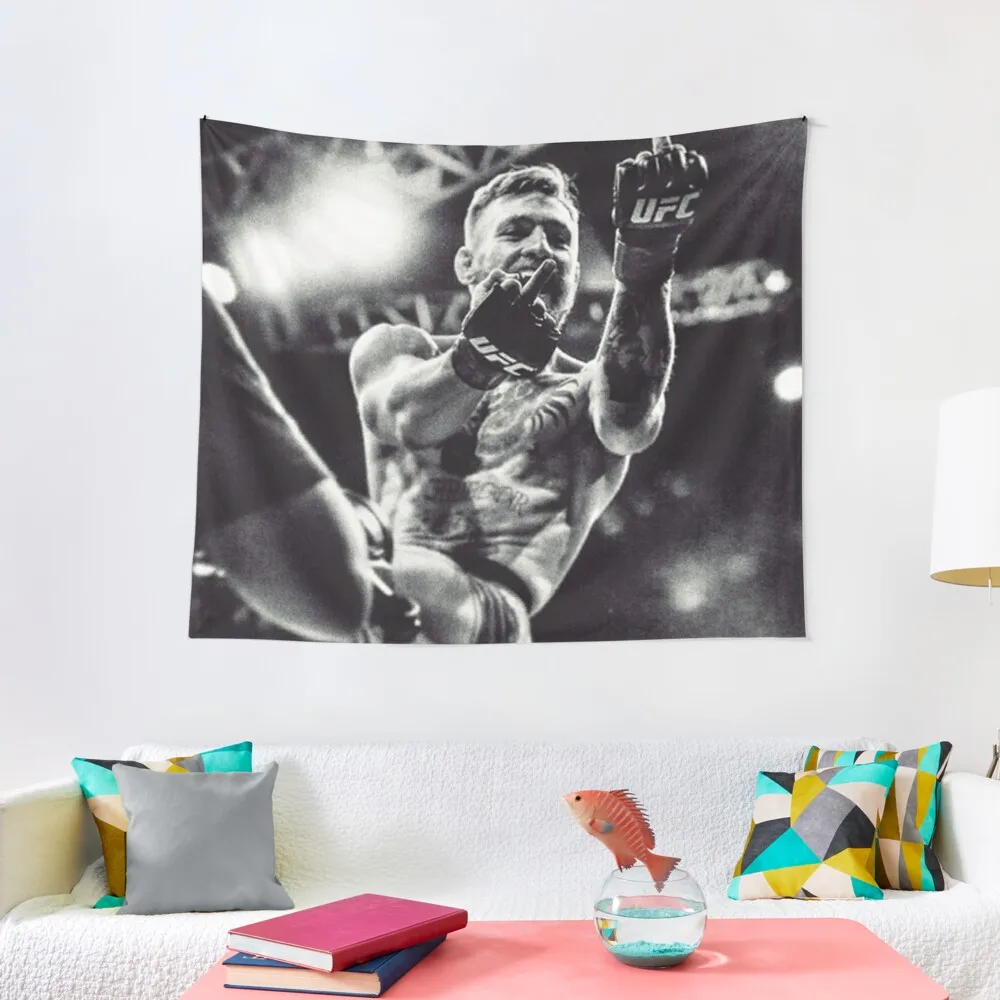 

Conor McGregor Middle Finger - Notorious Tapestry Luxury Living Room Decoration Christmas Wall Tapestry