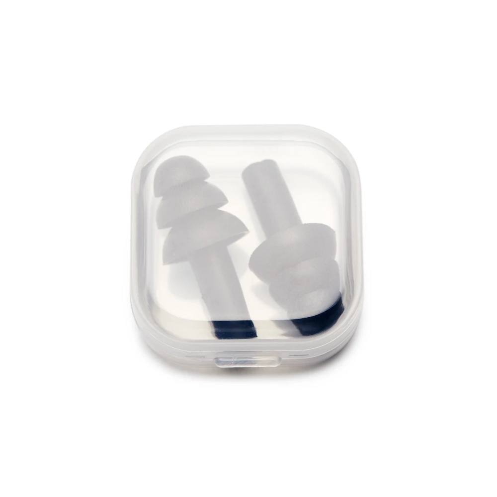 

2pcs/Pair Soundproof Earplugs 3 Layer Silicone Earplugs Waterproof Swimming Ear Plugs for Sleeping Noise Reduction Ear Protector
