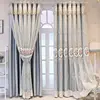 2025 New European Cloth Curtain+Voile Curtains Double Layered Window Curtain Embroidered Pink Flowers Blackout Drapes Home Decor 6