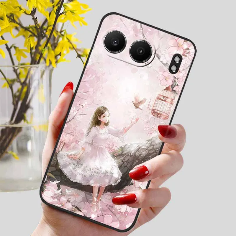 Elegant Black Marble TPU Soft Phone Cover - Fashionable Silicon Back Protector