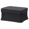 EKTORP Footstool cover Anti-slip Solid Color Slipcover Protective cover for Living Room 3