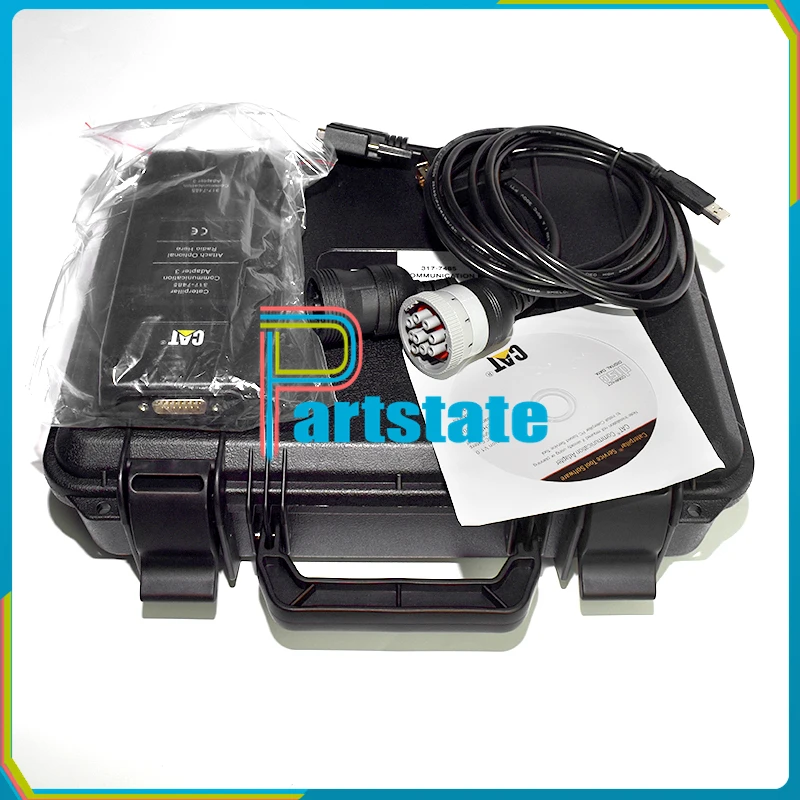 

317-7485 cable Truck Diagnostic Tool Real cat ET3 Adapter ET 3 ET4 USB WIFI Version for cat3 With cat 2019A 2019C KEYGEN plus