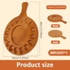 1/2Pcs Egg Tray 6/16 Hole Wood Egg Holder Space Saving Egg Plate Household Egg Storage Rack Accessories for Kitchen Refrigerator 3