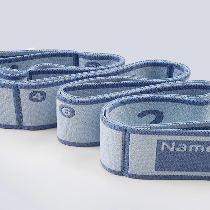 Elastic Band Can Write Name Number Segment 8/10/12 Grids Yoga Straps Dance Resistance Belt Exercise Pilates Accessories children dance resistance band