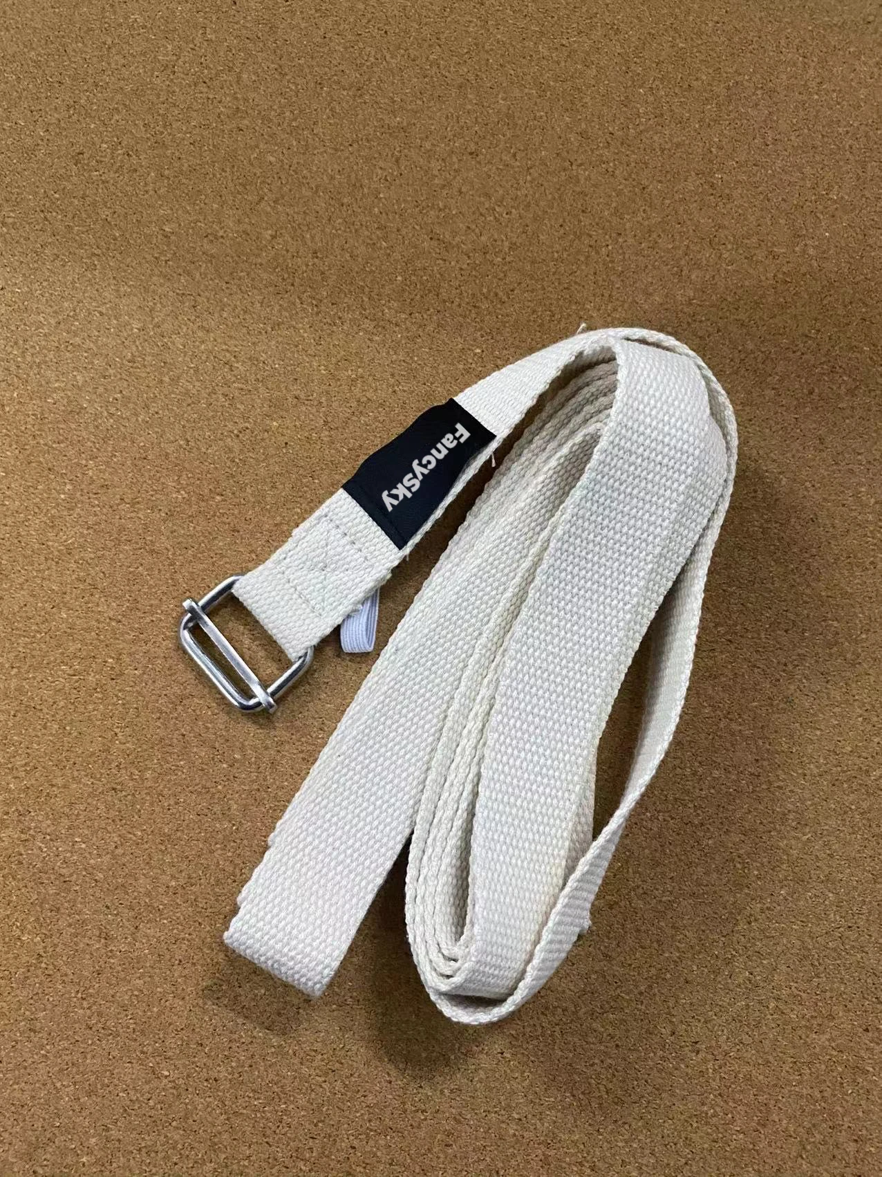 FancySky Yoga straps, Yoga Strap for Stretching with Extra Safe Adjustable D-Ring Buckle, Non-Elastic Accessories for