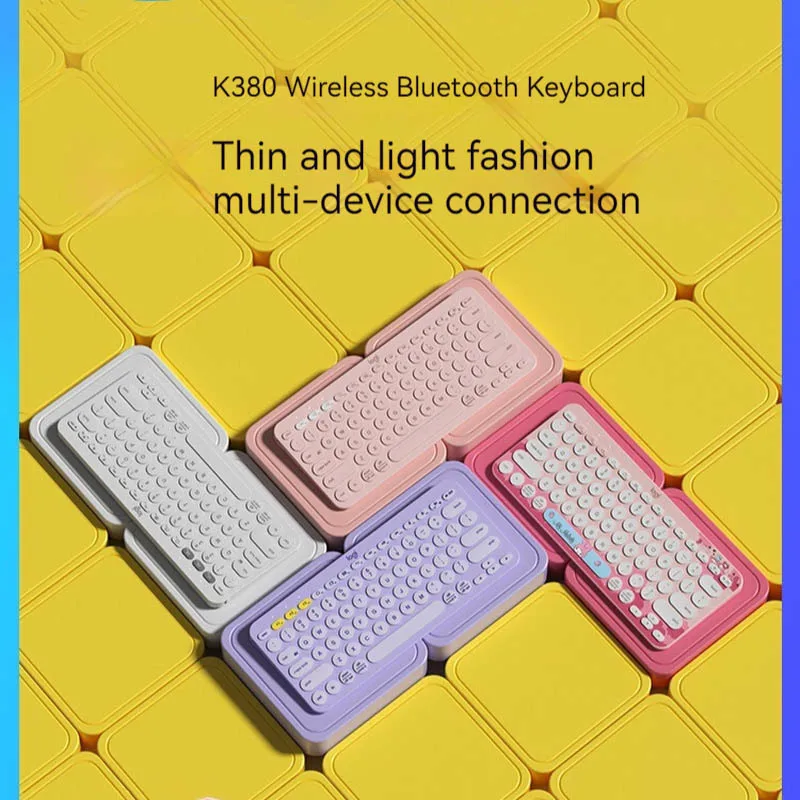LogitechK380BluetoothWirelessSilentKeyboardGirlsOfficeHomeUse