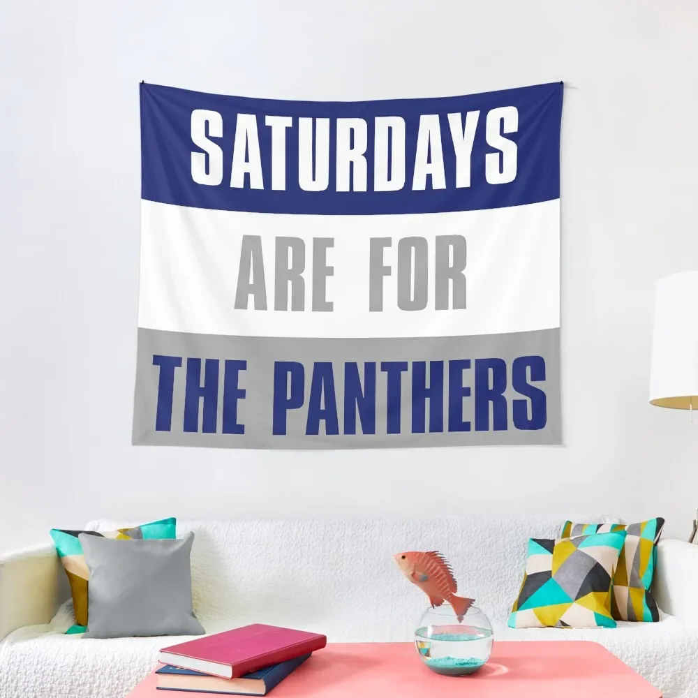 

Saturdays are for The Panthers, Middlebury College Tapestry Wall Mural Custom Decorative Paintings Tapestry