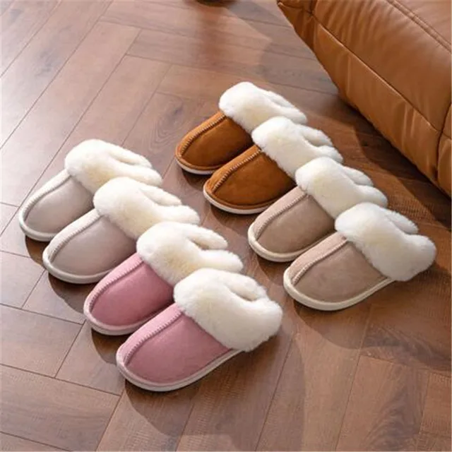 Winter Warm Home Fur Slippers