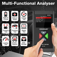 KINGBOLEN BM560 BM580 6V 12V Car Motorcycle Battery Tester 100-2000CCA Battery System Analyzer Charging Cranking Test Tools 1
