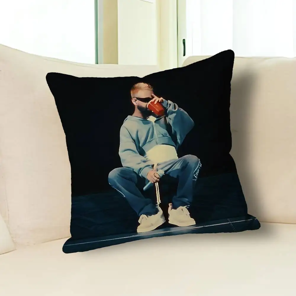 Singer M-Mora Album MICRODOSIS Kissenbezüge für Schlafzimmer, Wohnzimmer, Sofa, Heimdekoration, Polyester-Kissenbezug mit Reißverschluss – Detail 14