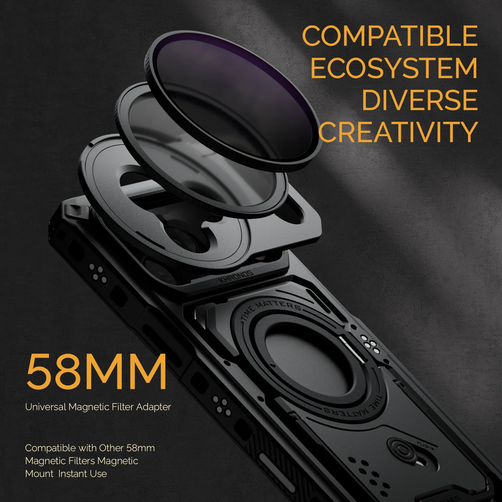 TILTA Khronos Classic 17 Pro/Pro Max モバイルビデオケージ iPhone