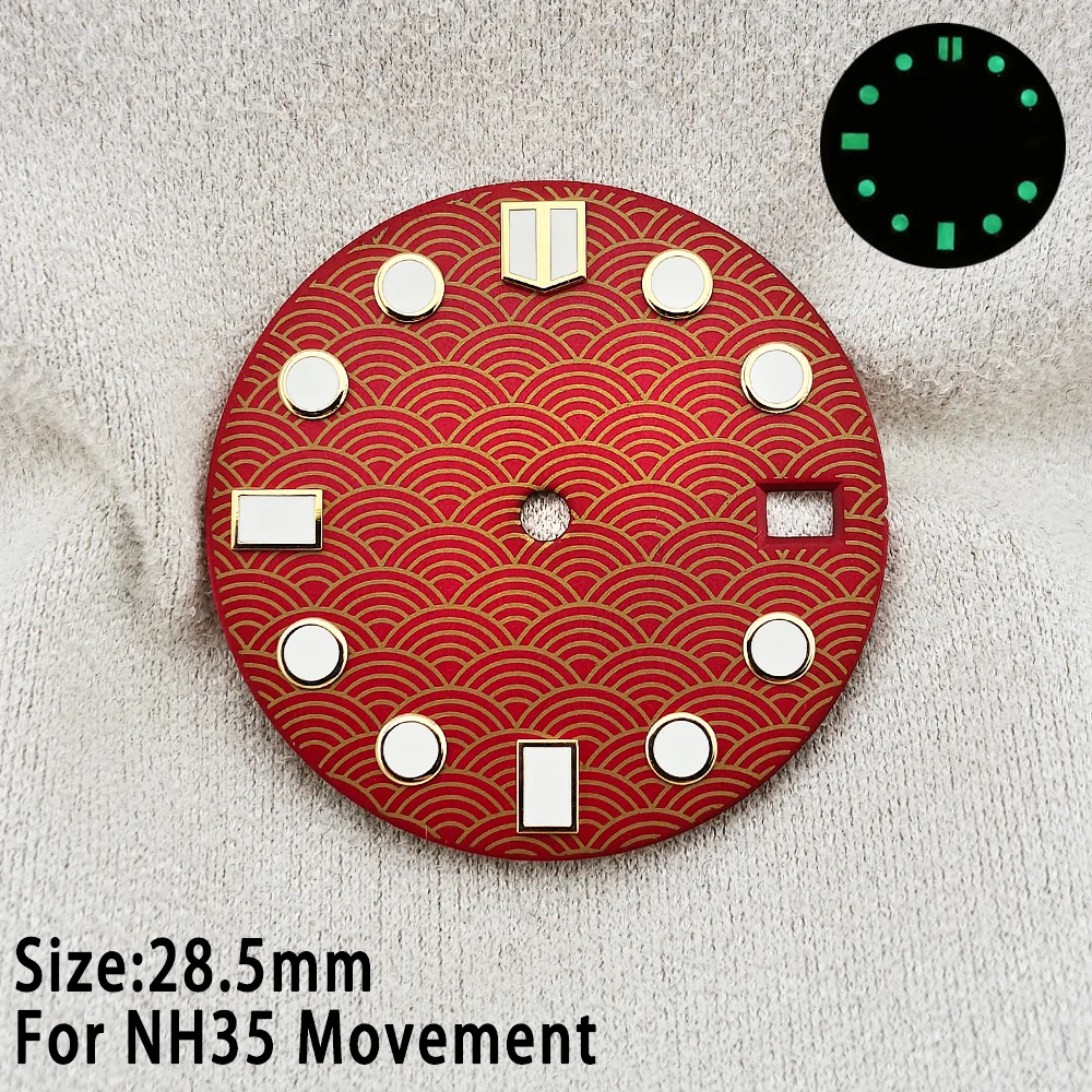 Fish Scale Pattern Dial with C3 Green Luminous Coating