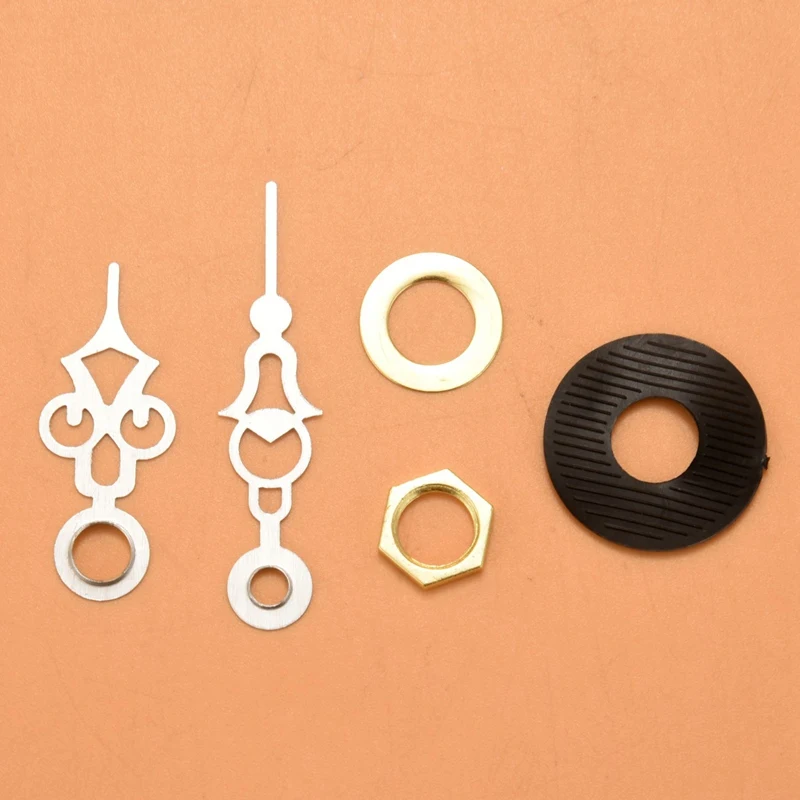 DIY Clock Metal Texture Creative Wall Clock Retro Wall Movement Accessories