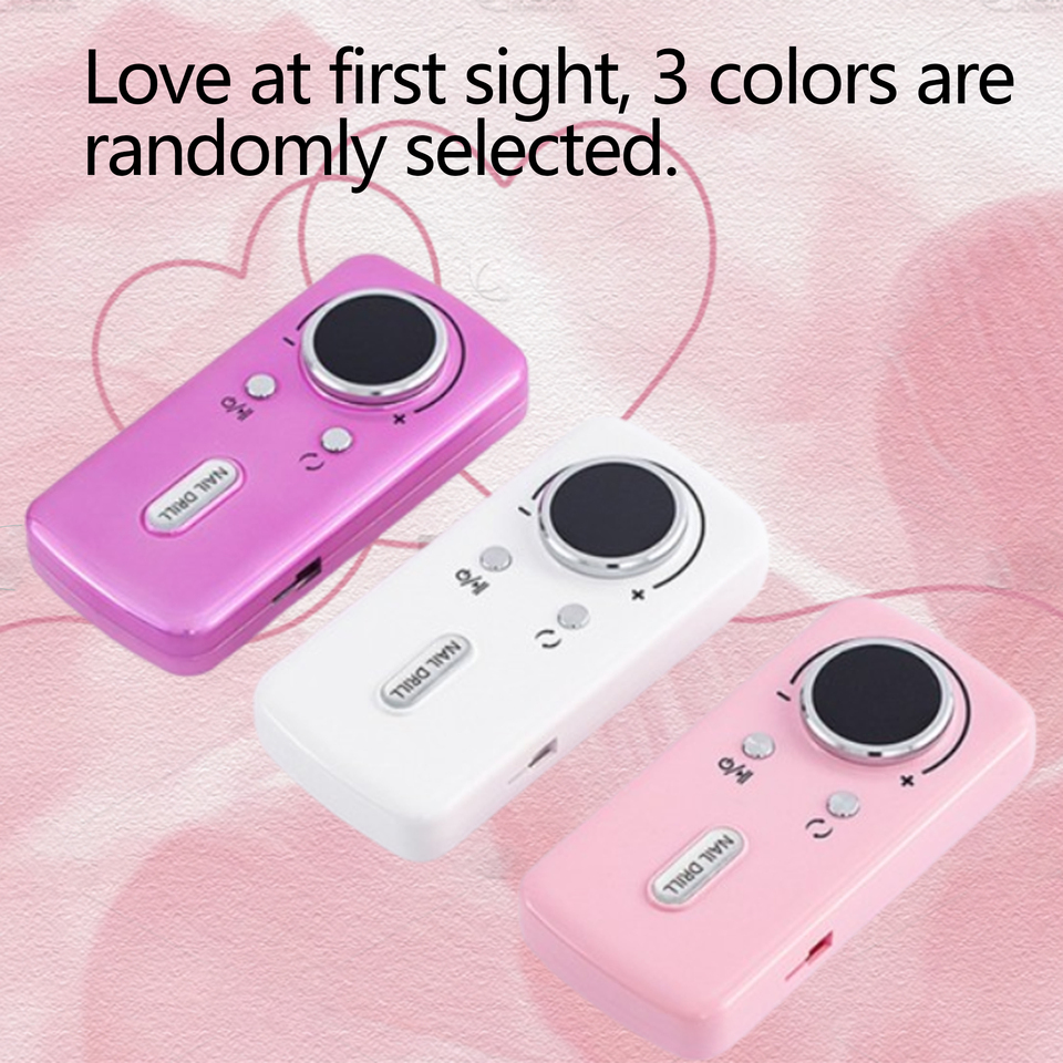 Portable Electric Nail Drill Machine,  Rechargeable LCD Display, USB Charging,Formaldehyde-free, Manicure Tool Set
