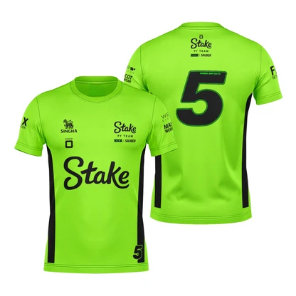 Camiseta Dryfit Stake Sauber Equipe Verde Neon Men's Streetwear 3D Printed Breathable Tees for Men/Women Short Sleeve T-shirt