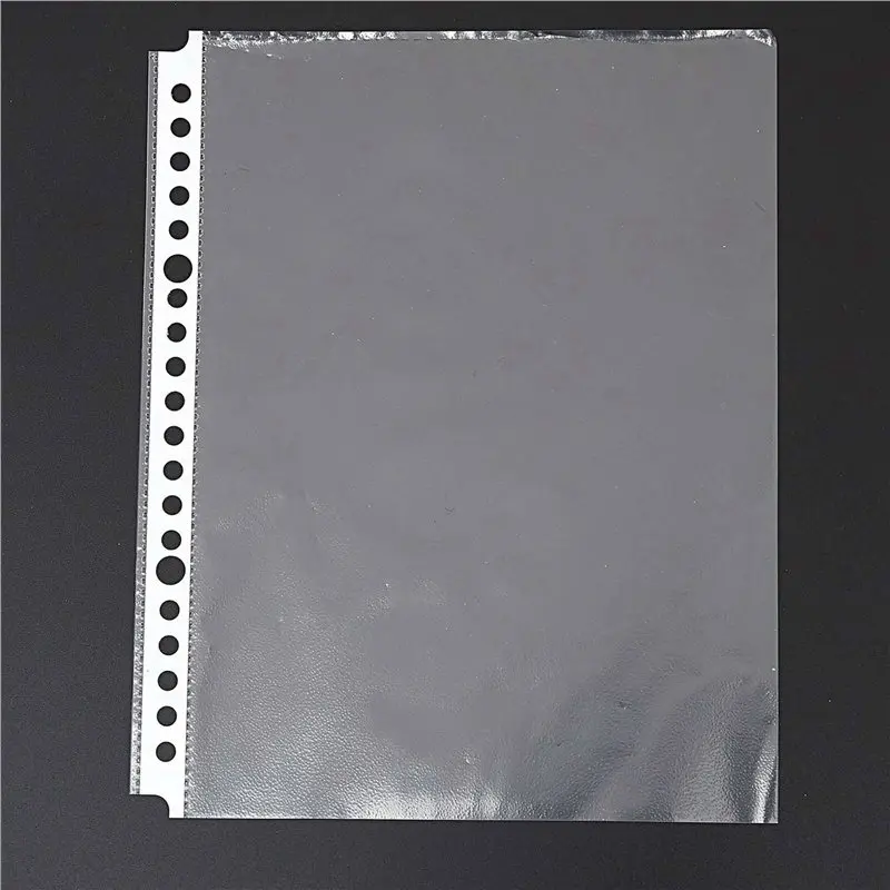 AEF1 - Confezione da 400 buste trasparenti perforate formato A5 - Cartelle in plastica_voghion.com