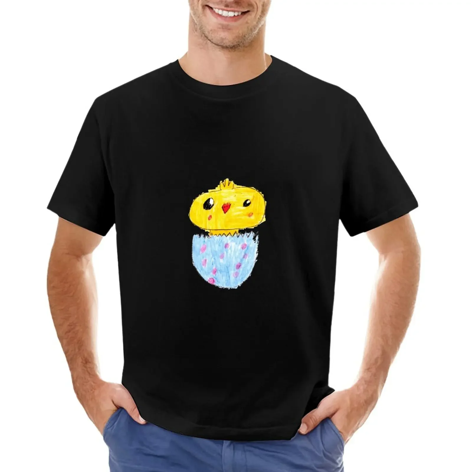 

Easter chick T-Shirt cute clothes oversizeds tops mens graphic t-shirts anime