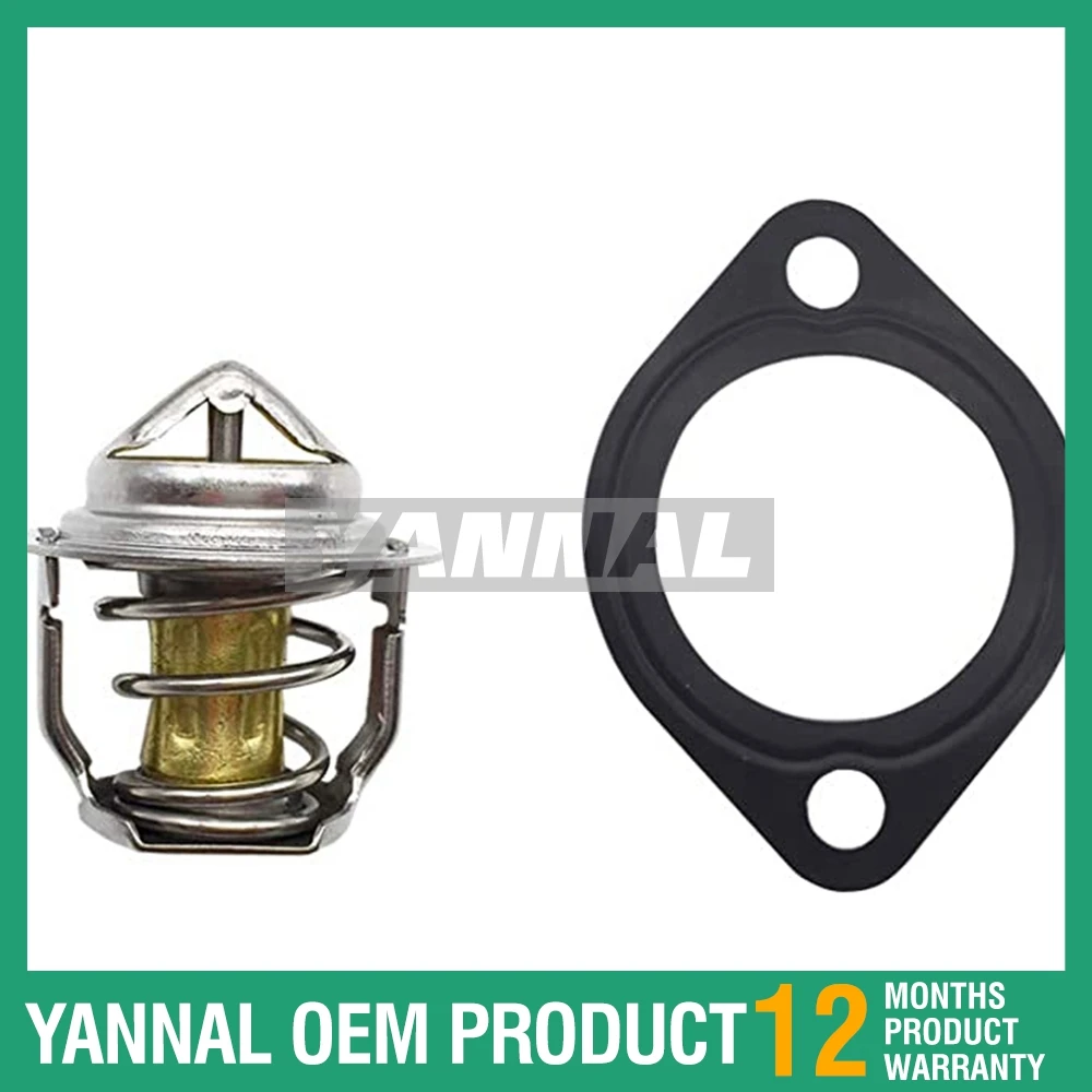 

Новый термостат и прокладка для послепродажного обслуживания с длительным сроком службы 160 °F для Kubota L3540GST L3540GST L3540HSTC