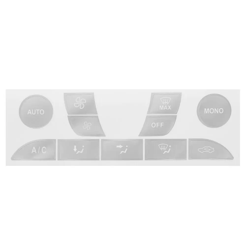 A/C Button Repair Kit Fix Faded Ugly Car Air Condition Control Switch Button Repair Stickers Decals For Ford Focus 1999-2005