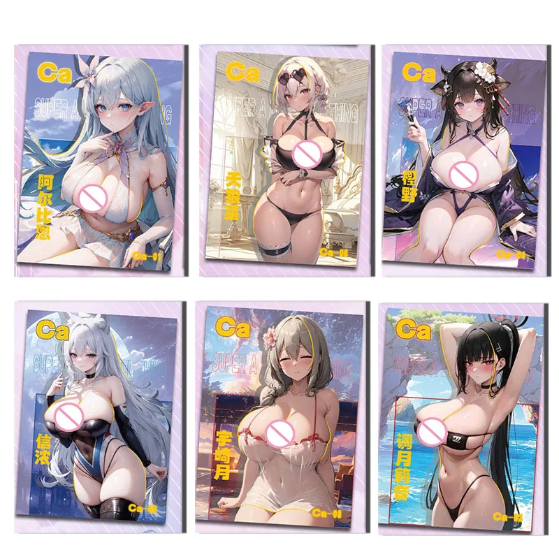 

Аниме история богини ветер и Луна неограниченные карты CA Shinano сексуальная красота игра коллекция мальчика день рождения рождественские подарки