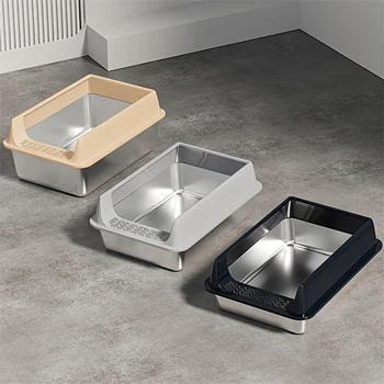 Stainless Steel Cat Litter Box 3