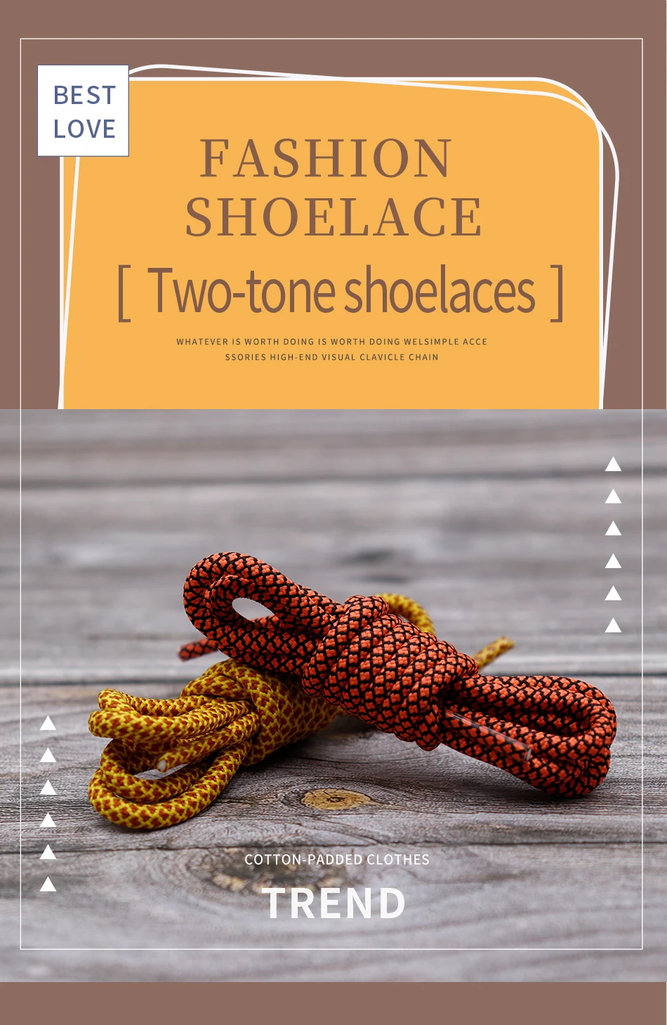 Trendy 5mm Two-tone Round Shoelaces High Top Outdoor Walking Hiking Boot String Athletic Laces Shoes Cords for Sneakers Costumes