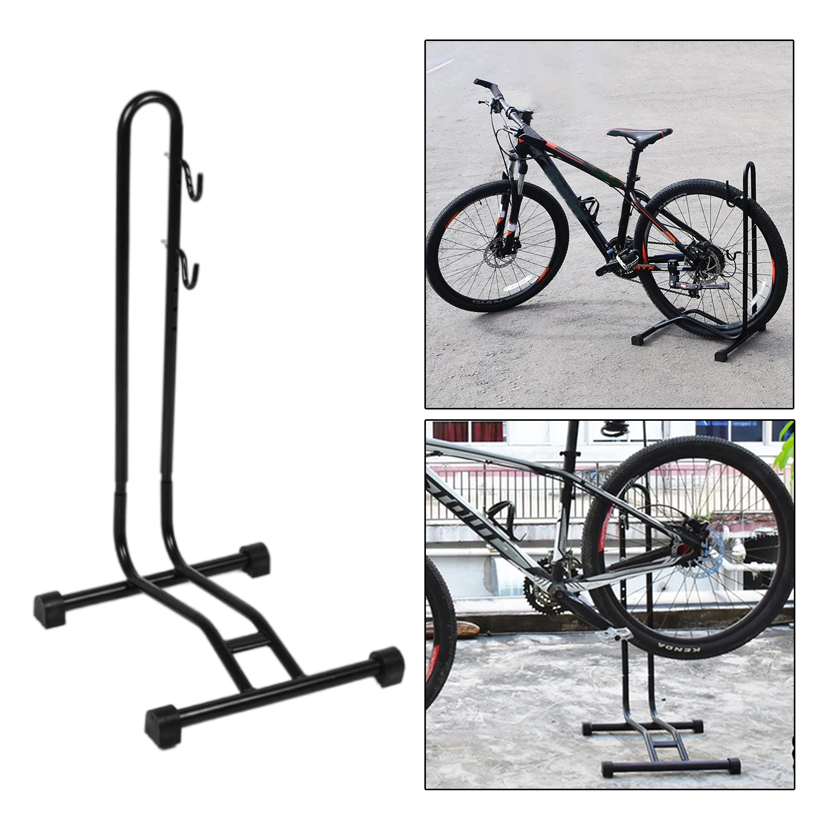 Support vélo autoportant Cranit support de sol vertical réglable horizontalement ME89 noir ✓ Achetez maintenant