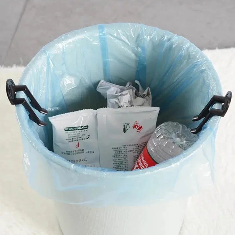 20/2PCS Household Rubbish Clip Garbage Bin Clip Useful Plastic Waste Can Trash Bag Clamp Bin Bag Holder for Kitchen Bathroom 3