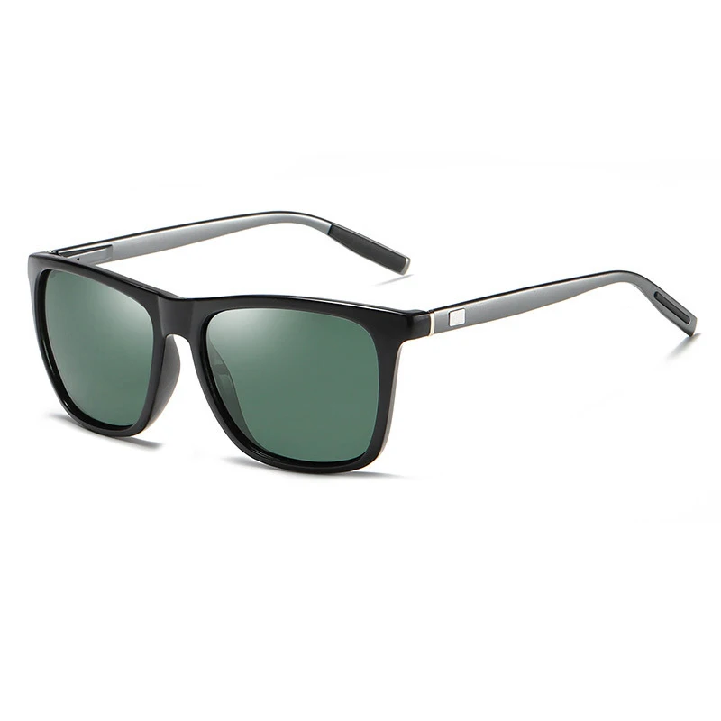 Polarized sunglasses fashionable aluminum magnesium sunglasses male and female universal driving square car items