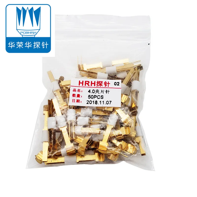 50 PCS Kelvin Clip Probe Spring Plate Needle Clamping Piece Needle 1.0 1.5 2.0 3.0 4.0