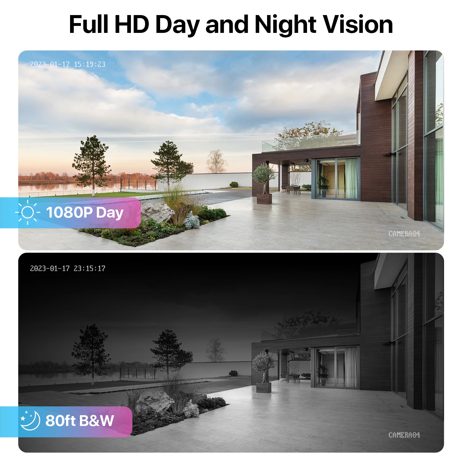 4 Camera Wireless Security System - Bodugi 4 camera wireless security system