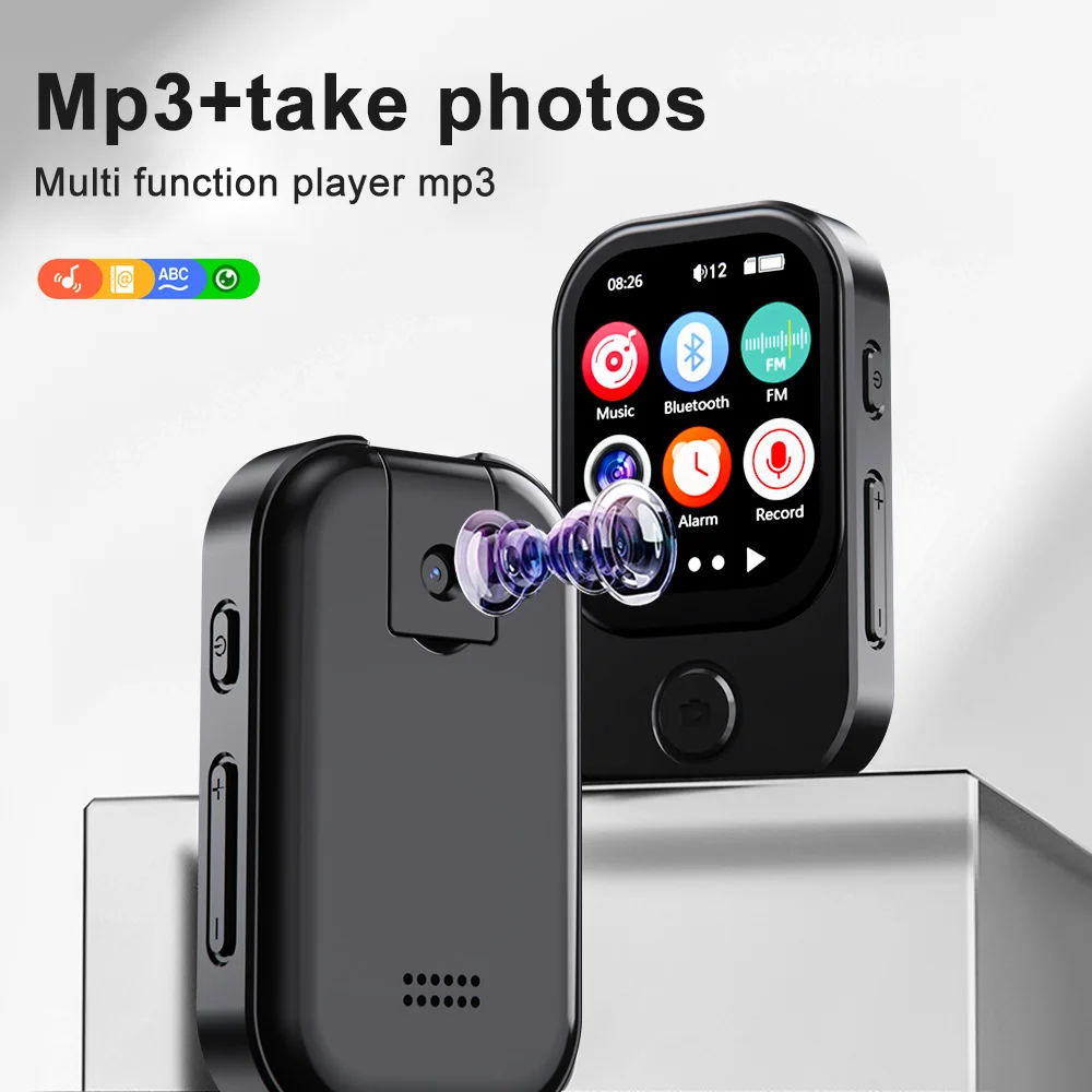 MP3/ MP4 Music Player, Supports Photo Taking & Video Recording, Bluetooth Connec